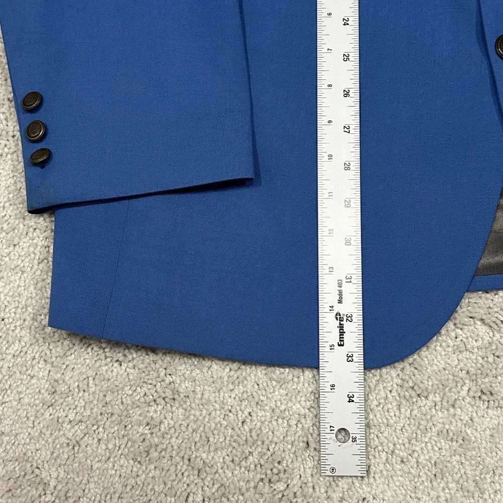 VTG Christian‎ Dior Le Connaisseur Blue Blazer 46L Made in USA Business